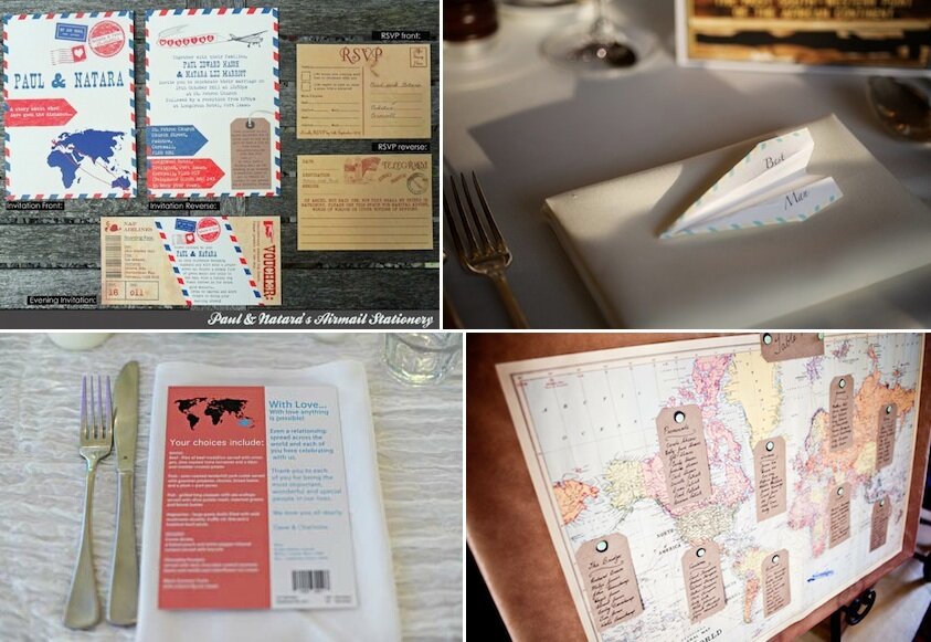 Travel themed stationery Travel themed stationery