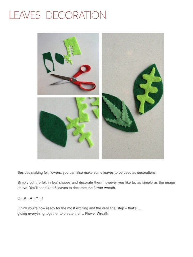KaloMakeArt DIY Flower Wreath Tutorial 10